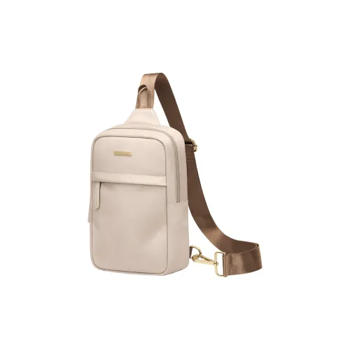 GOLF Fabric Sling Bag Women's Apricot/Black