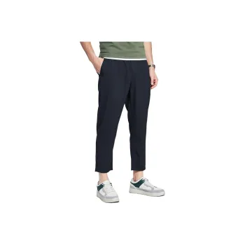 Dance With Wolves Casual Pants Men's Navy Blue