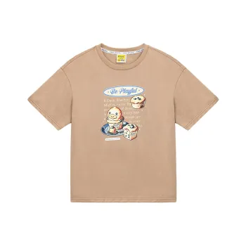 B.Duck T Shirt Women's Light Coffee