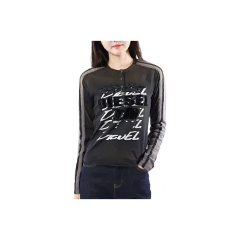 DIESEL T Shirts Women's Gray
