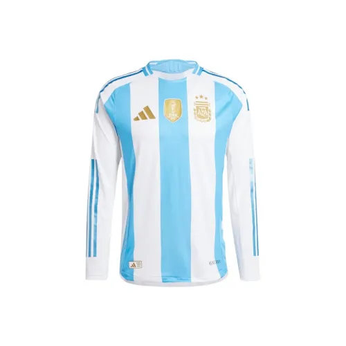 Adidas Free Shipping With AdiClub Argentina 24 Long Sleeve Home Authentic Jersey