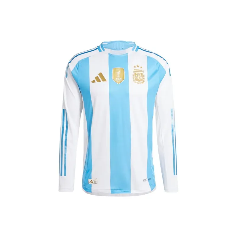 Adidas Argentina 24 Long Sleeve Home Authentic Jersey-0