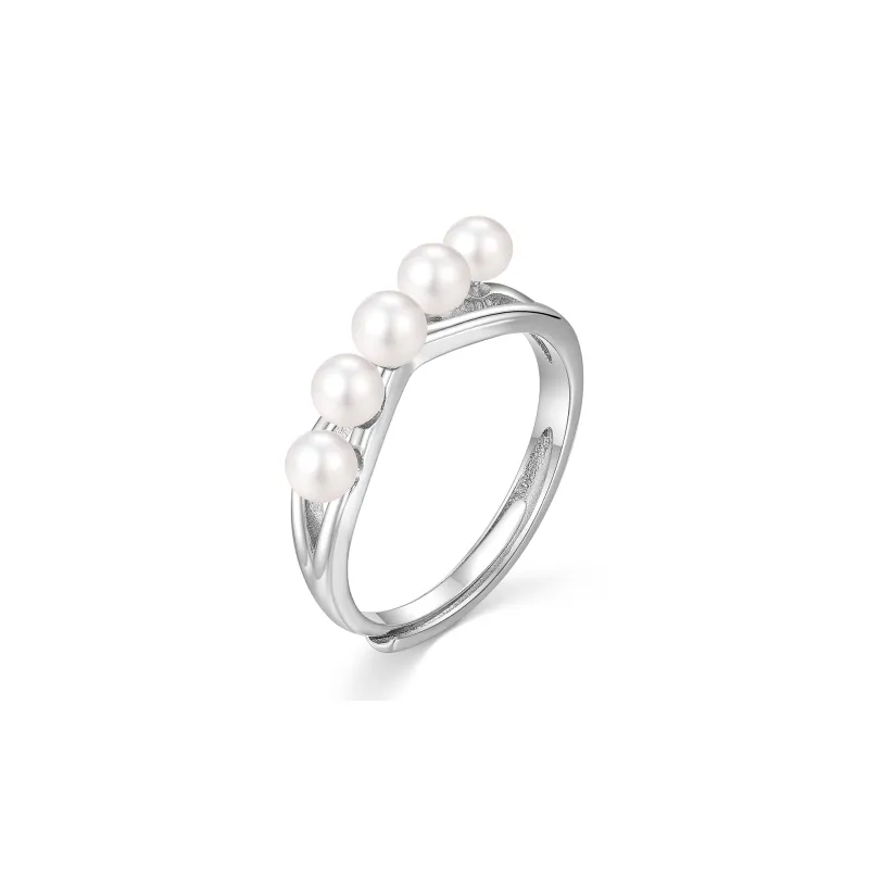LAOMIAO Freshwater Pearl Rings Women's-0
