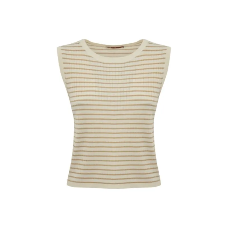 MaxMara Studio Tank Top Women's Beige-0
