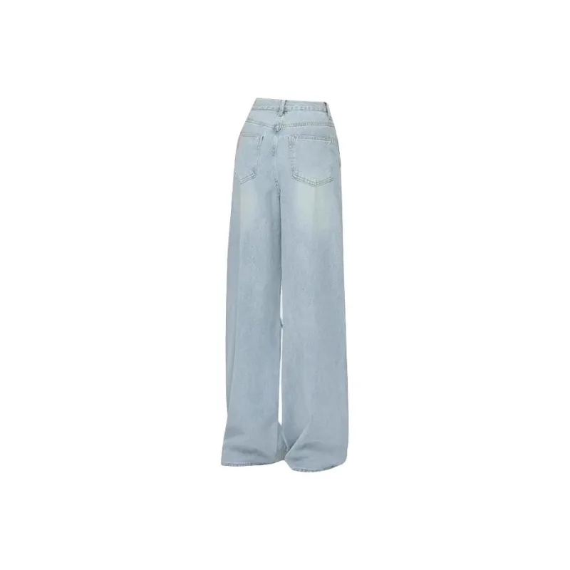 HUINIAN Jeans Women's Light Blue-1