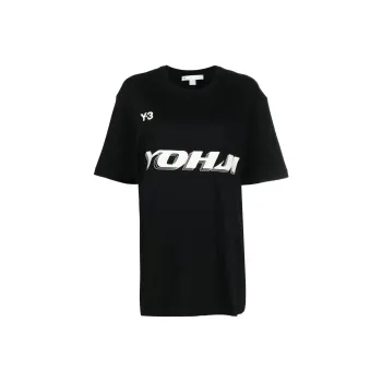 Y 3 T Shirts Women's Black