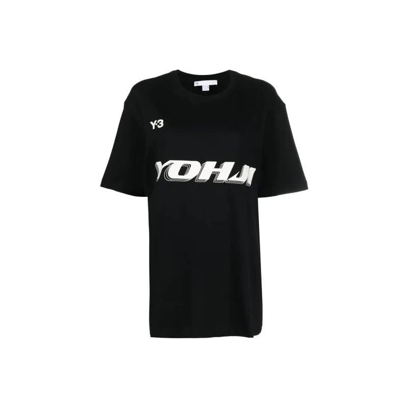Y 3 T Shirts Women's Black-0