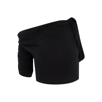 Jacquemus Drapeado Top 'Black'