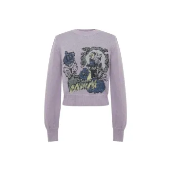 LULUALWAYS Sweater Women's Purple