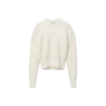 Alexander Wang FW21 Slim Fit Sweater Women's White