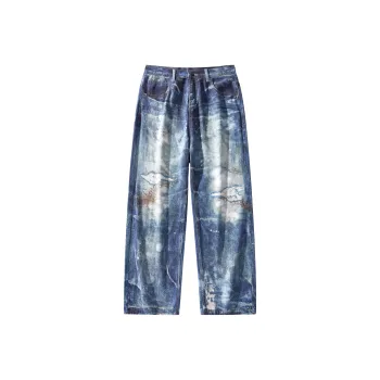 Jeep Jeans Men Aqua Blue