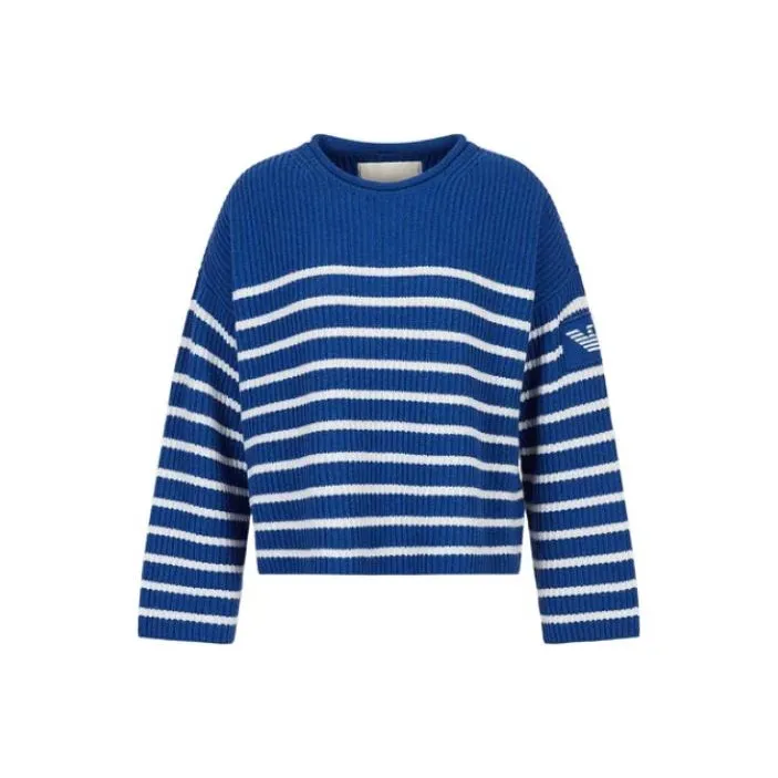EMPORIO ARMANI FW22 Sweater Women's Blue-0