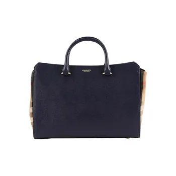 Burberry Design Handbag Women's Marine Blue
