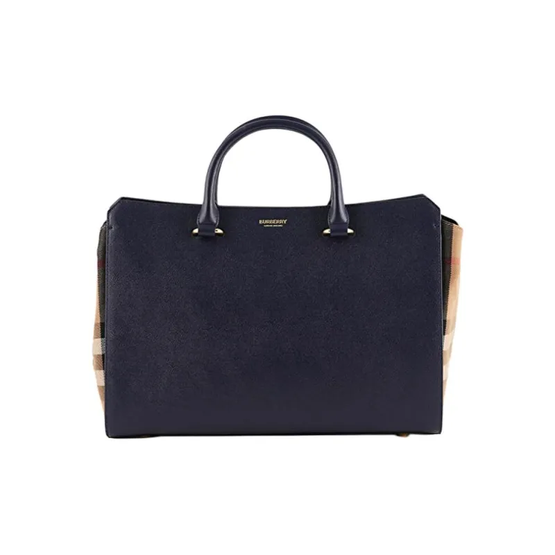 Burberry Design Handbag Women's Marine Blue-0