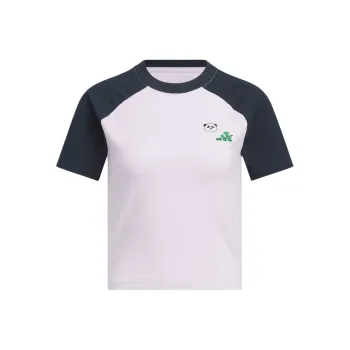 Adidas T Shirt Women's Ice Light Purple/Aurora Ink Blue