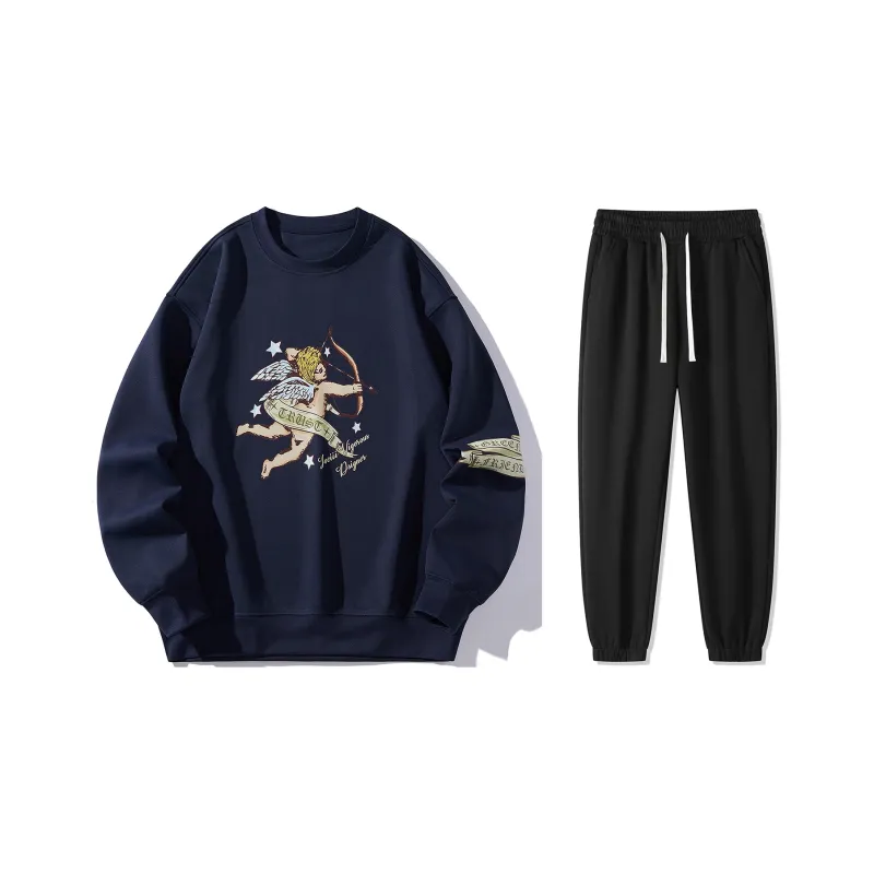 IVEIII Sweatshirt Sets Unisex-48