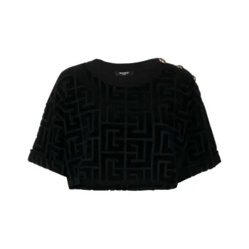 BALMAIN T-Shirts Women's Black