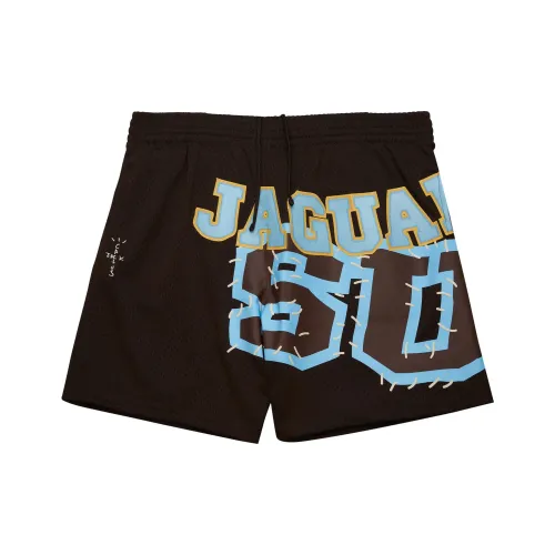 Travis Scott X Mitchell & Ness Southern University Jaguars Basketball Shorts