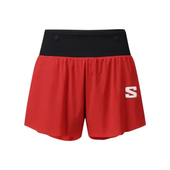 SALOMON Sports Shorts Unisex Red