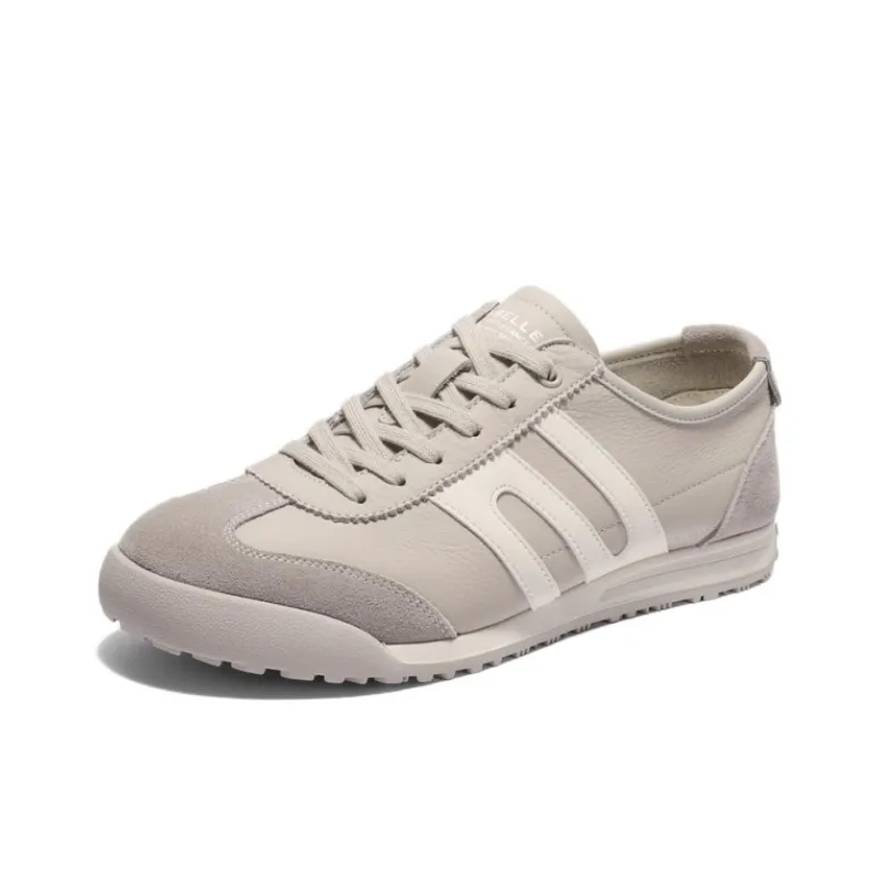 BELLE Xiao Qinggan 2.0 Low Top Casual Shoes Men's Gray White-1