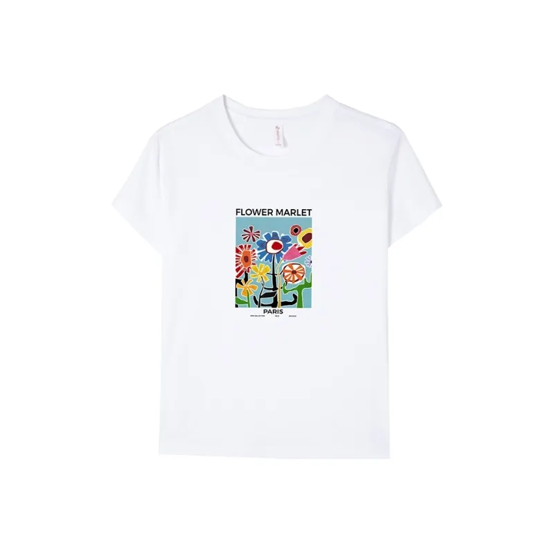 Korean style T Shirts Unisex-0