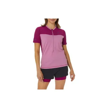 Asics FUJITRAIL SS T Shirt Women's Soft Pulp Berry/Blackberry