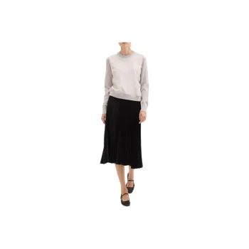 THEORY Sweater Women's Mixed Light Gray/Soft Beige