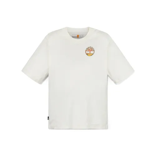 Timberland Regular T Shirt Women's Ivory White