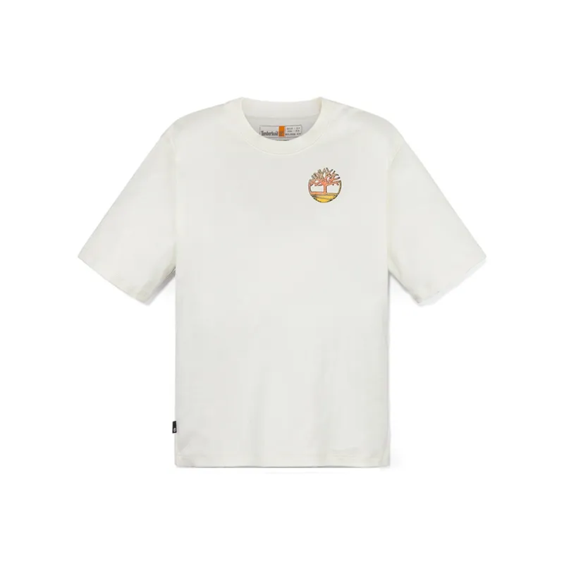 Timberland Regular T Shirt Women's Ivory White-0