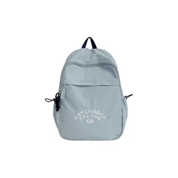 ZOGA Composite Cloth Backpack Unisex Ecru/Gray/Light Blue/Pink