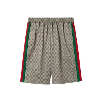 GUCCI Monogrammed Elasticated Waist Shorts