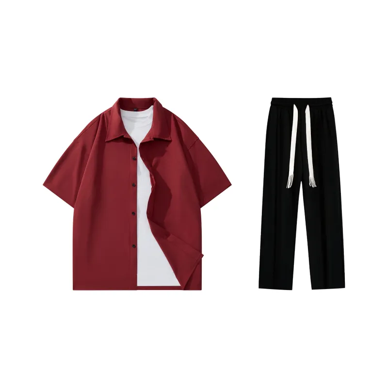 LA'T.WEEKEND Shirt Matching Set Unisex-11