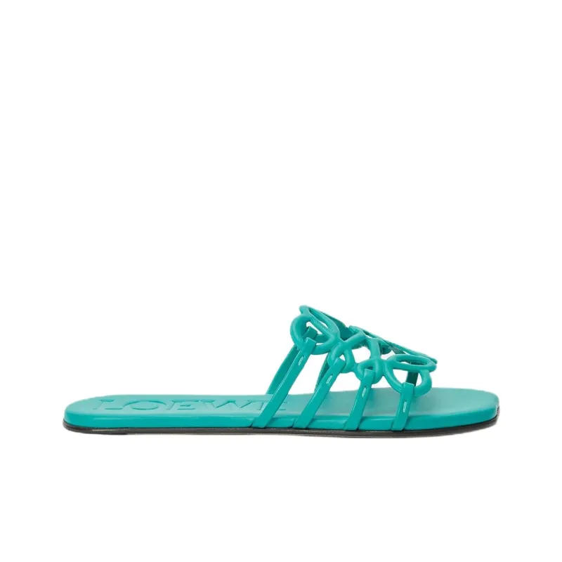 LOEWE Slip Resistant Slide Slippers Women's Green-1