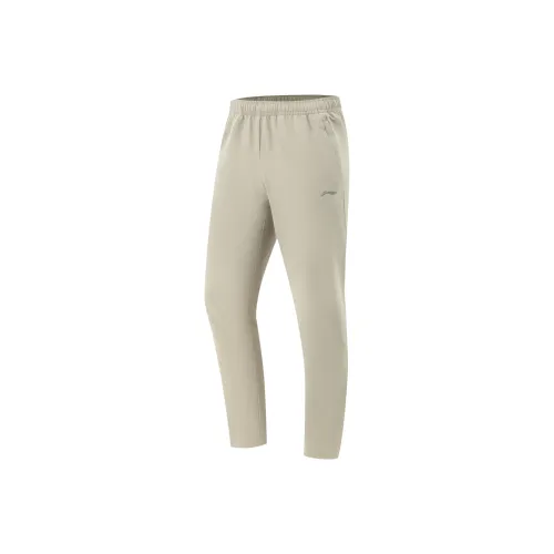 LiNing Fitness Series Sports Pants Men's Coffee Foam Umber
