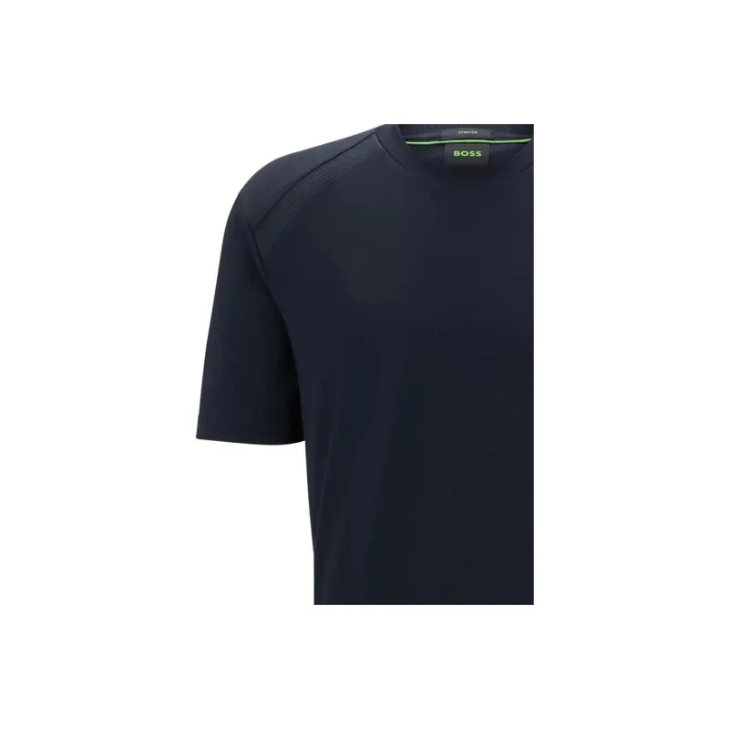 HUGO BOSS Logo Detailed Crewneck T Shirt-1