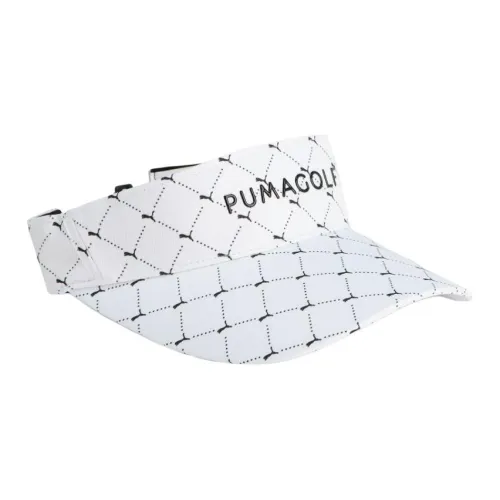 PUMA Polyester Sun Protection Hats Women's White