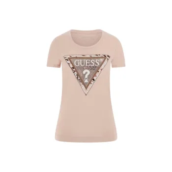 GUESS T-Shirts Women's Pink