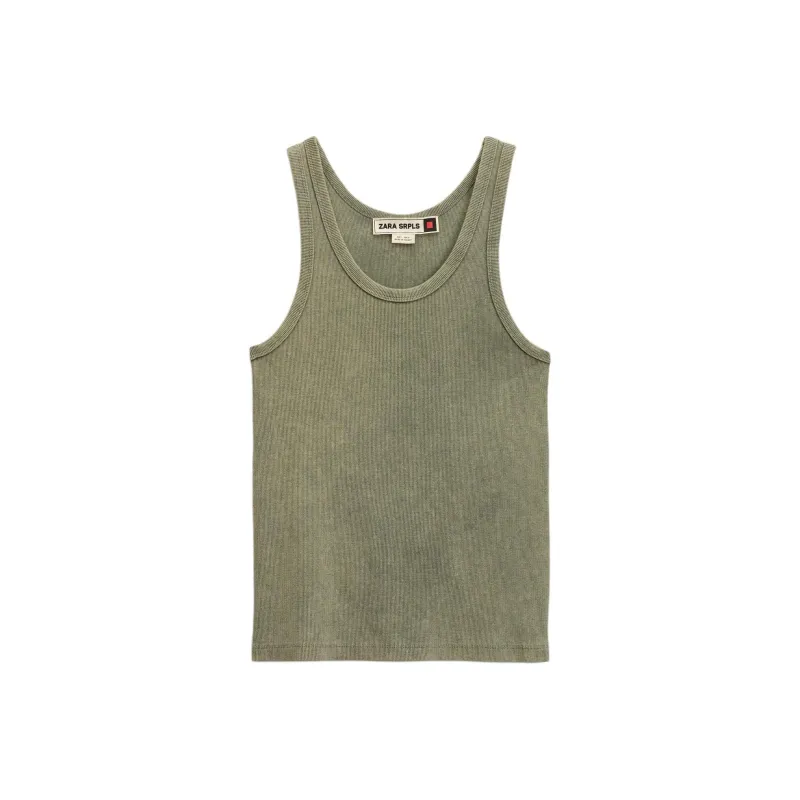 ZARA Tank Top Women's Light Green-0
