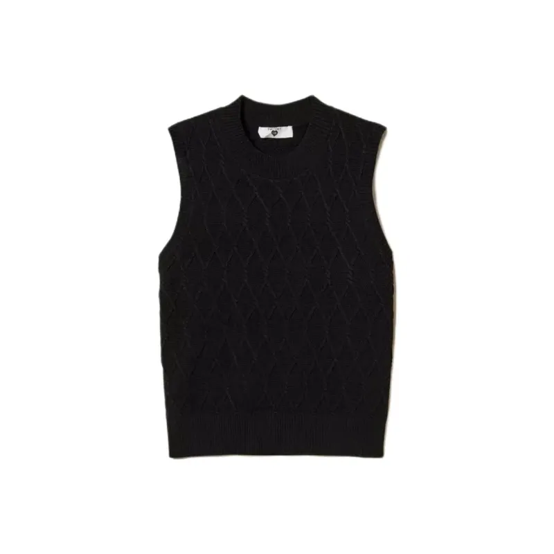 Twinset Lozenge pattern Tank Top-0