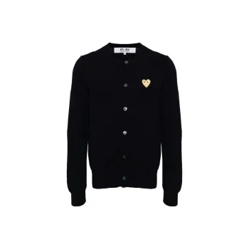 CDG Play Sweaters Women's Black
