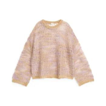 ARKET Sweater Women's Beige/Lilac