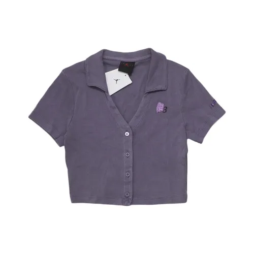 Jordan Crop Tops Women's Dawn Dark Purple