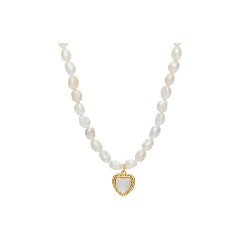 CLARKIA FLOWER Freshwater Pearl Necklaces Women's-0
