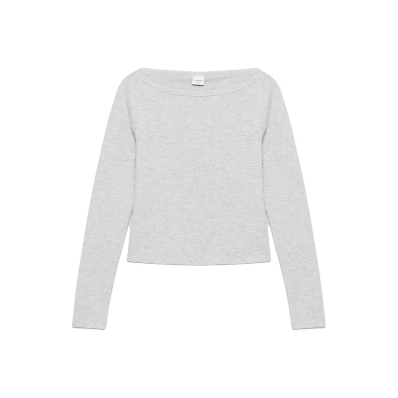 ARITZIA T-Shirt Women's Heather Chrome Gray-0