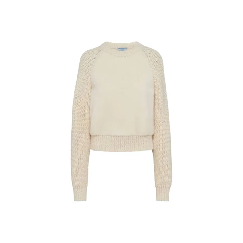 PRADA Crew neck Alpaca blend Jumper-0