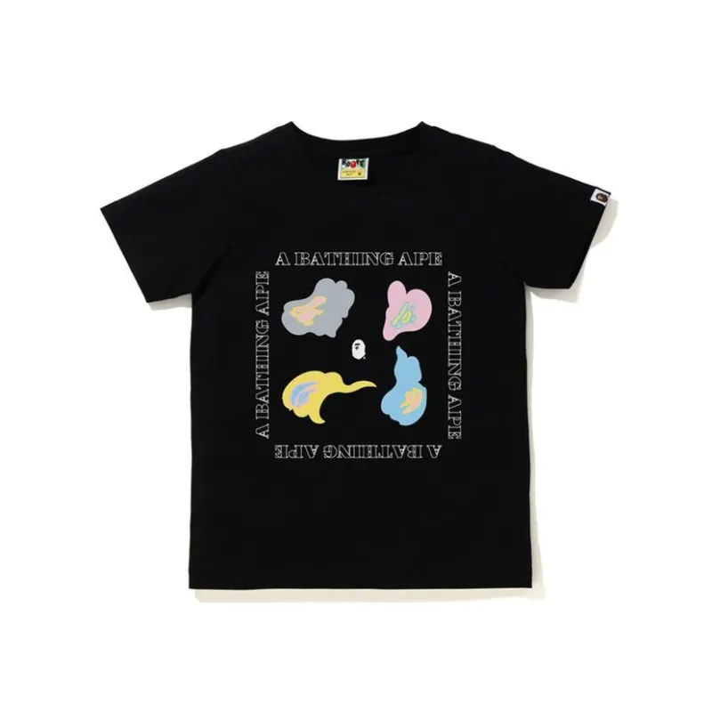 A BATHING APE Def Camo Tee White/Multi-0