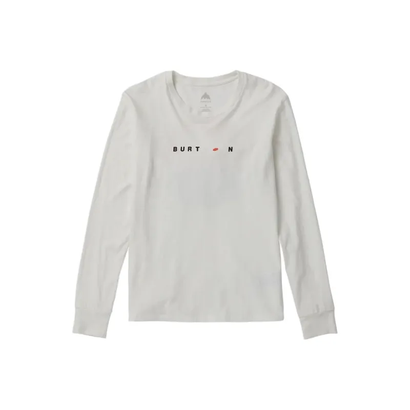 BURTON Drop Shoulder Sleeve T-Shirt Women's Sturdy White-0