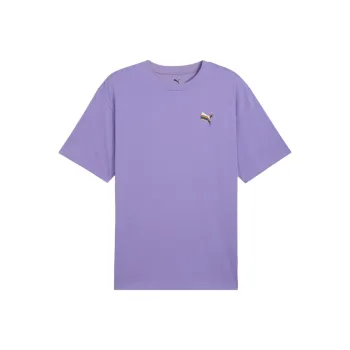 PUMA T Shirts Unisex Lavender