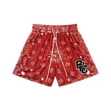 BKC Paisley Shorts-Red