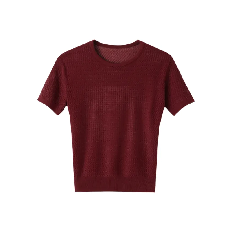 LUYOUYE Batwing Sleeve T Shirt Women's-0